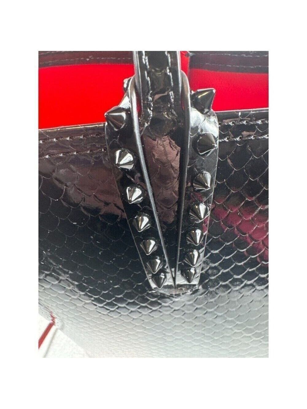 Christian Louboutin Cabata Birdy Patent Tote-Rare & Stunning - Picture 12 of 16